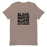 Black Women Glow Different T-Shirt